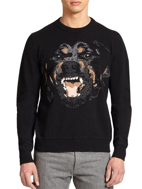 givenchy turtleneck men's|givenchy rottweiler sweater.